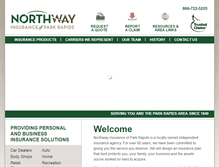 Tablet Screenshot of northwayinsuranceparkrapids.com
